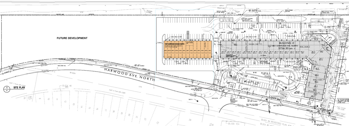 North Harwood Centre, Phase II, Site Plan